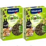 Graužikų skanėstai Vitakraft Green Rolls, 2 x 500 g