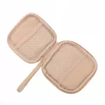 Stilingas dėklas USB atmintinėms ir ausinėms, khaki spalvos