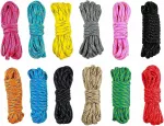 Paracord virvė 4 mm, 12 spalvų rinkinys, 36 m, darbams ir i&scaron;gyvenimui