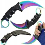 Karambit peilis FADE, vaivoryk&scaron;tinis, i&scaron;lenktas, taktinis, CS:GO stiliaus