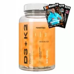 Maisto papildas nowmax Vitaminas D3 4000 IU + K2 MK7, 90 tablečių