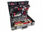 Įrankių rinkinys AIRPRESS 127 vnt. raktai, replės, aliuminio dėklas 75255