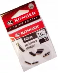 Apvalios 1,6 mm KONGER terminalų movos, 10 vnt.