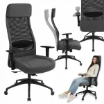 Žaidimų kėdė, ergonomi&scaron;ka, su tekstiline apdaila, pasukama