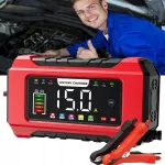 Automobilinis akumuliatoriaus įkroviklis 12V/24V, 15A, Smart
