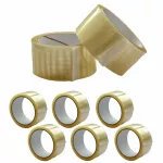 Permatoma pakavimo juosta FELAN, 48 mm, 60 jardų, 6 vnt., akrilinė