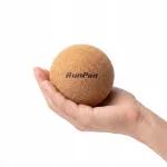 Kamuolys masažui i&scaron; kam&scaron;tinės medžiagos, 8 cm, XL, kietas