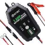 Automatinis akumuliatoriaus įkroviklis su LCD ekranu, 6V/12V, 3A