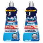 Indaplovės skalavimo priemonė Finish, 2 x 400 ml
