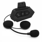 Motociklininko Bluetooth laisvų rankų įranga BT12 su mikrofonu