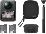 Veiksmo kamera DJI Osmo 360 Essential su 8K, 360&deg;, 2 akumuliatoriai, 1,2 m lazda
