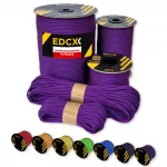 Paracord virvė EDCX 4 mm, violetinė, 15 m