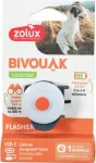 &Scaron;viečiantis mėlynas ZOLUX BIVOUAK &scaron;uns antkaklio pakabukas, įkraunamas USB