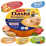 Katėms skirtas pa&scaron;aras INABA Cat Dashi su vi&scaron;tiena ir tunu 70g EU861
