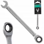 Raktas su reketu 10 mm 90 dantukų CRV Chrome FARYS