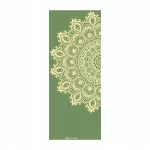 Jogos kilimėlis Gaiam Olive Haze Mandala, 6 mm, neslystantis