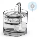 Gyvūnų gertuvė NPET WF050TP, permatoma, su jutikliu, tylus siurblys, 15 l