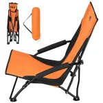 Paplūdimio kėdė NILS NC3035, oranžinė-juoda