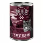 &Scaron;unų konservai Wild Freedom Velvet Gloom, kiauliena, kalakutiena, upėtakis, 400 g