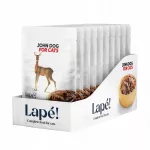 Drėgnas kačių ėdalas John Dog Lap&eacute;, monobaltyminis, 10 x 100 g