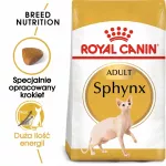 Sausas kačių pa&scaron;aras Royal Canin Sphynx suaugusioms katėms, 10 kg