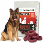 &Scaron;unų skanėstai su jautiena ir žuvimi, 500 g, Tastes Pet Secret