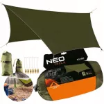 Turistinis tentas NEO, atsparus vandeniui, 360x290 cm, 210T PU3000