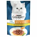 Katinų maistas PURINA Gourmet Perle, vi&scaron;tiena su kiau&scaron;iniu padaže, 85 g
