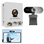 Internetinė kamera Full HD 1080p su USB mikrofonu, skirta ne&scaron;iojamam ir stacionariam kompiuteriui