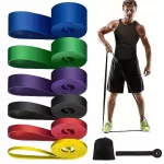 Treniruočių gumų rinkinys FITNESS, 6 pasiprie&scaron;inimo lygiai