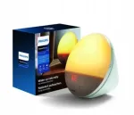 Žadintuvas&ndash;naktinė lempa PHILIPS HF3519/01 su LED, radiju ir saulėtekio funkcija