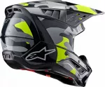 Motokroso &scaron;almas Alpinestars S-M5 Rover 2, juodas/pilkas/geltonas, M (57)