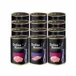 Katėms skirtas konservų rinkinys Dolina Noteci Premium MIX, 12 x 400 g