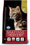 Sausas vi&scaron;tienos ir ryžių pa&scaron;aras katėms Matisse, 400 g