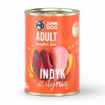 &Scaron;unų konservai John Dog su kalakutiena ir moliūgu, 400 g