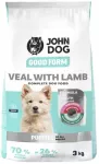 &Scaron;unų maistas &scaron;uniukams JOHN DOG, ver&scaron;iena ir ėriena, 3 kg