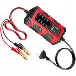 Automatinis 12V 2A LiFePO4 ir &scaron;vino rūg&scaron;ties akumuliatorių įkroviklis