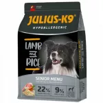 Sausas ėdalas vyresniems &scaron;unims JULIUS-K9 su ėriena ir ryžiais, hipoalerginis, 12 kg