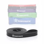 Atsparumo juosta BodyMate, 208 cm, juoda