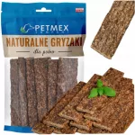 &Scaron;unų skanėstai PETMEX, natūralios triu&scaron;ienos juostelės, 100 g