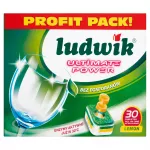 Indaplovių tabletės LUDWIK Allin1 Ultimate Power, citrinų kvapo, 30 vnt.