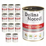 &Scaron;unų konservai Dolina Noteci Premium su jautiena, 12 x 400 g