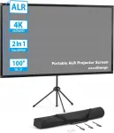 Projektoriaus ekranas ALR, 100" 16:9, su stovu