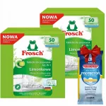 Indaplovės tabletės Frosch All-in-1 su laimu, 100 vnt. + servetėlės dovanų