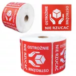 Lipdukai &bdquo;Stiklo nedaužyti&ldquo; siuntoms, 1000 vnt.