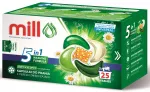 Skalbimo kapsulės MILL UNIVERSAL, 25 vnt.