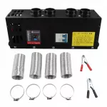Kintamosios dažnio &scaron;ildytuvas DC24V 800W, 4 lizdai, beslenkstis, IK