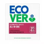 Indaplovių tabletės Ecover, 25 vnt., 440 g