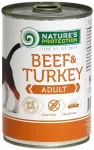 &Scaron;unų konservai Nature's Protection su jautiena ir kalakutiena, 400 g, 45097