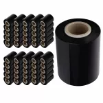 Plėvelė pakuotėms MINIRAP juoda, 10 cm, 0,3 kg, 50 vnt.